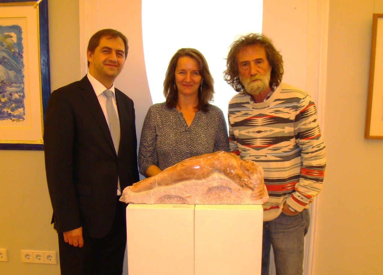 Botschafter Sami Ukelli, Barbara Gashi, Destan Gashi